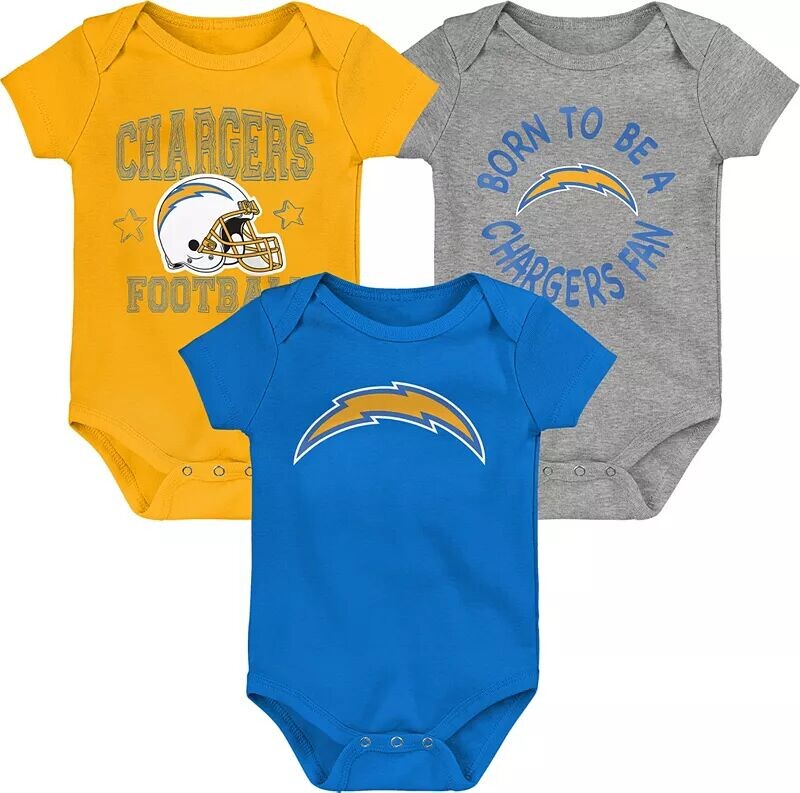 Набор из трех боди для младенцев Los Angeles Chargers NFL Team Apparel 'Born 2 Be'
Набор из трех боди для младенцев Los Angeles Chargers NFL Team Apparel 'Born 2 Be'