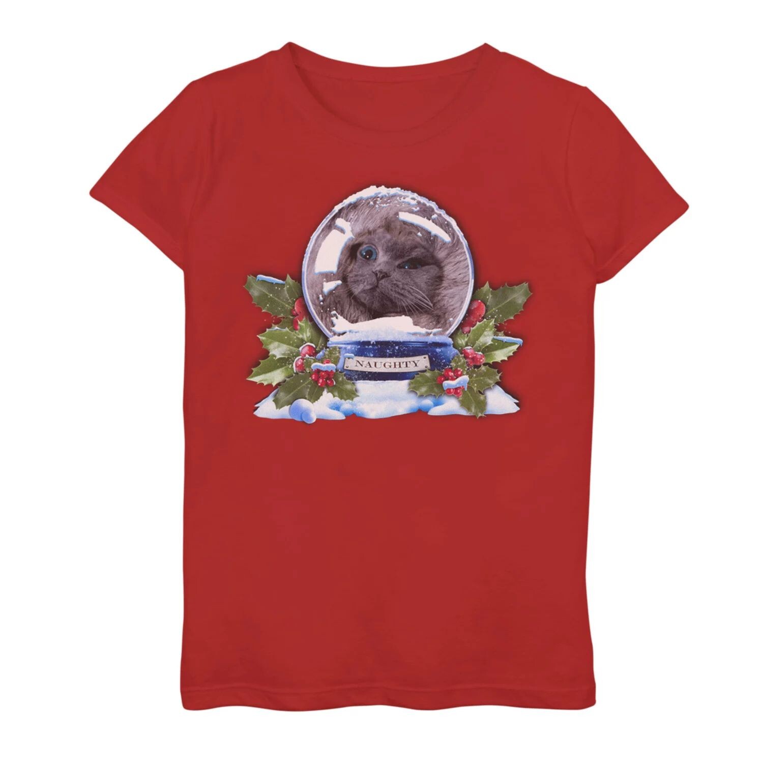 Футболка с рождественским рисунком Naughty Cat Snowglobe для девочек 7–16 лет Licensed Character
Футболка с рождественским рисунком Naughty Cat Snowglobe для девочек 7–16 лет Licensed Character