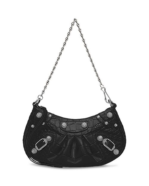 Миниатюрная кожаная сумка через плечо Le Cagole со стразами Balenciaga, цвет Black
Миниатюрная кожаная сумка через плечо Le Cagole со стразами Balenciaga, цвет Black