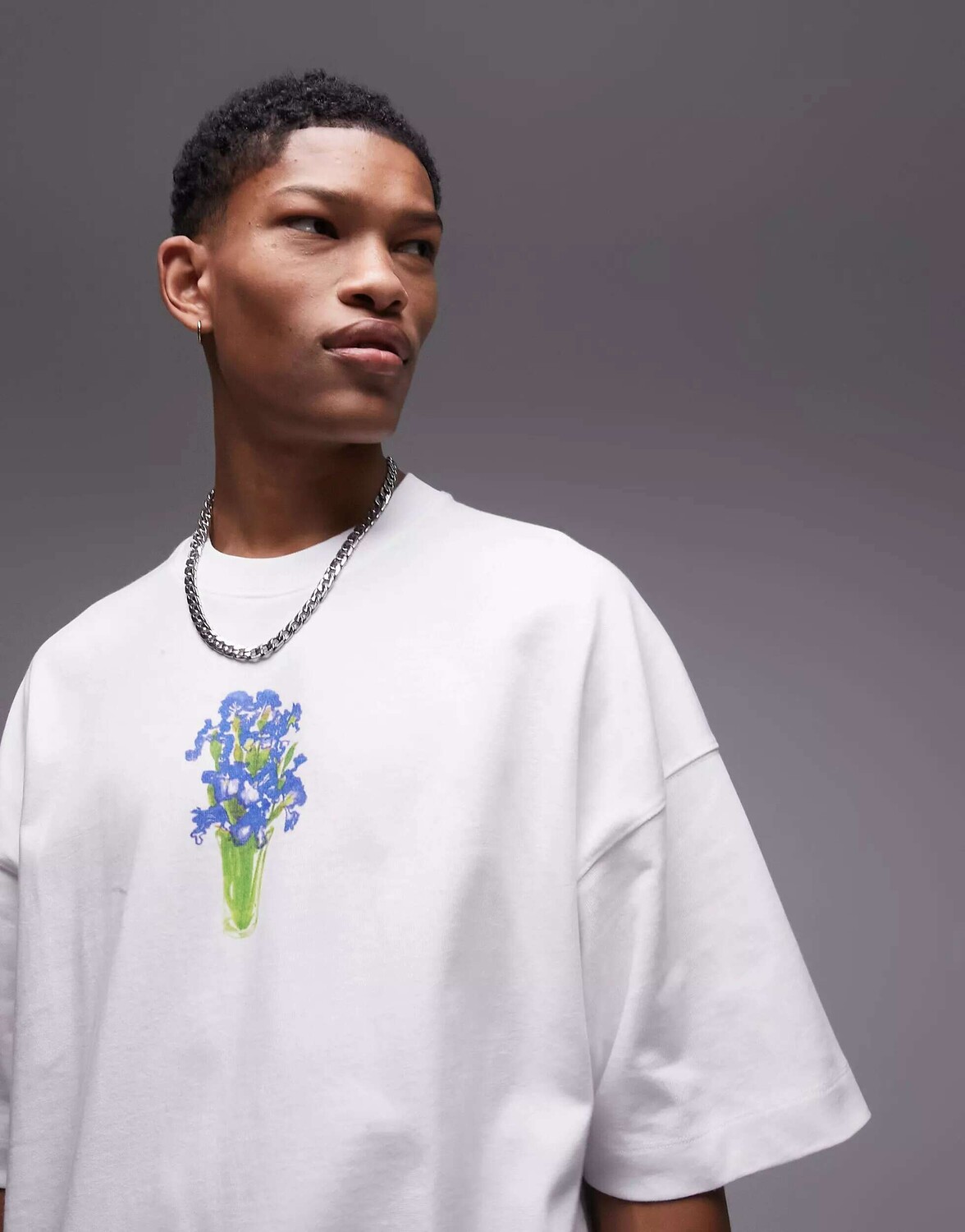 Белая футболка премиум-класса Topman Extreme Oversized с нарисованным колокольчиком, Белый
Белая футболка премиум-класса Topman Extreme Oversized с нарисованным колокольчиком, Белый