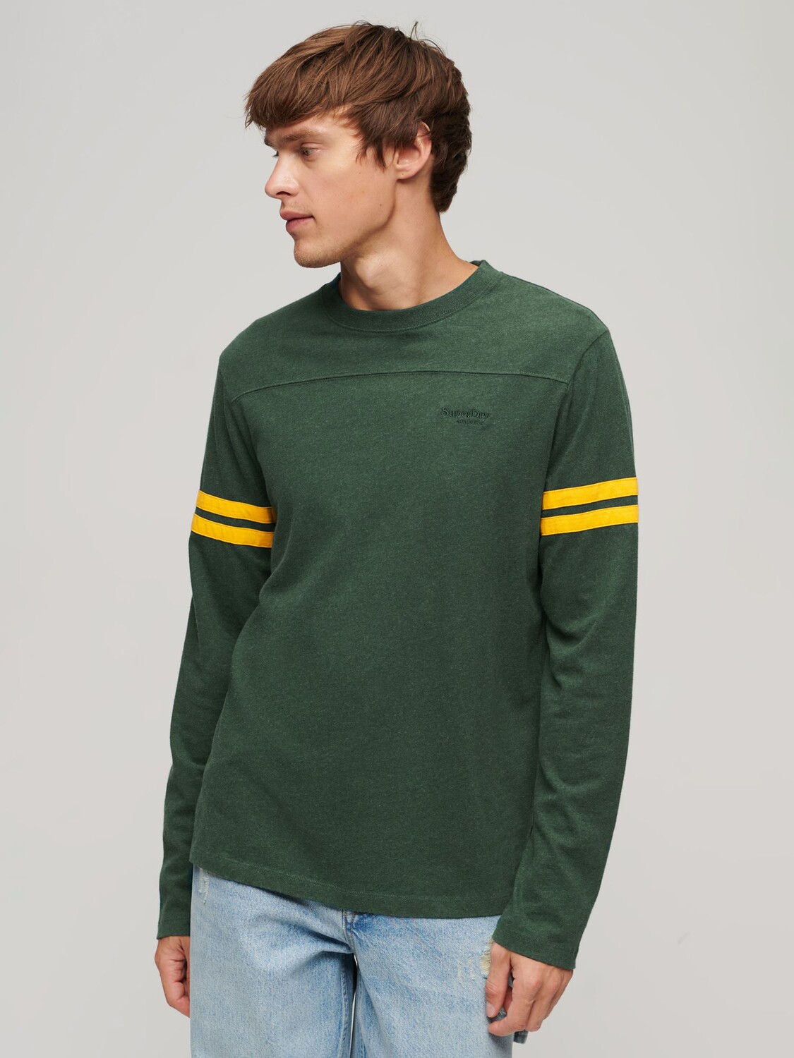 Футболка с винтажным логотипом из органического хлопка Superdry, бак зеленый/золотой
Футболка с винтажным логотипом из органического хлопка Superdry, бак зеленый/золотой