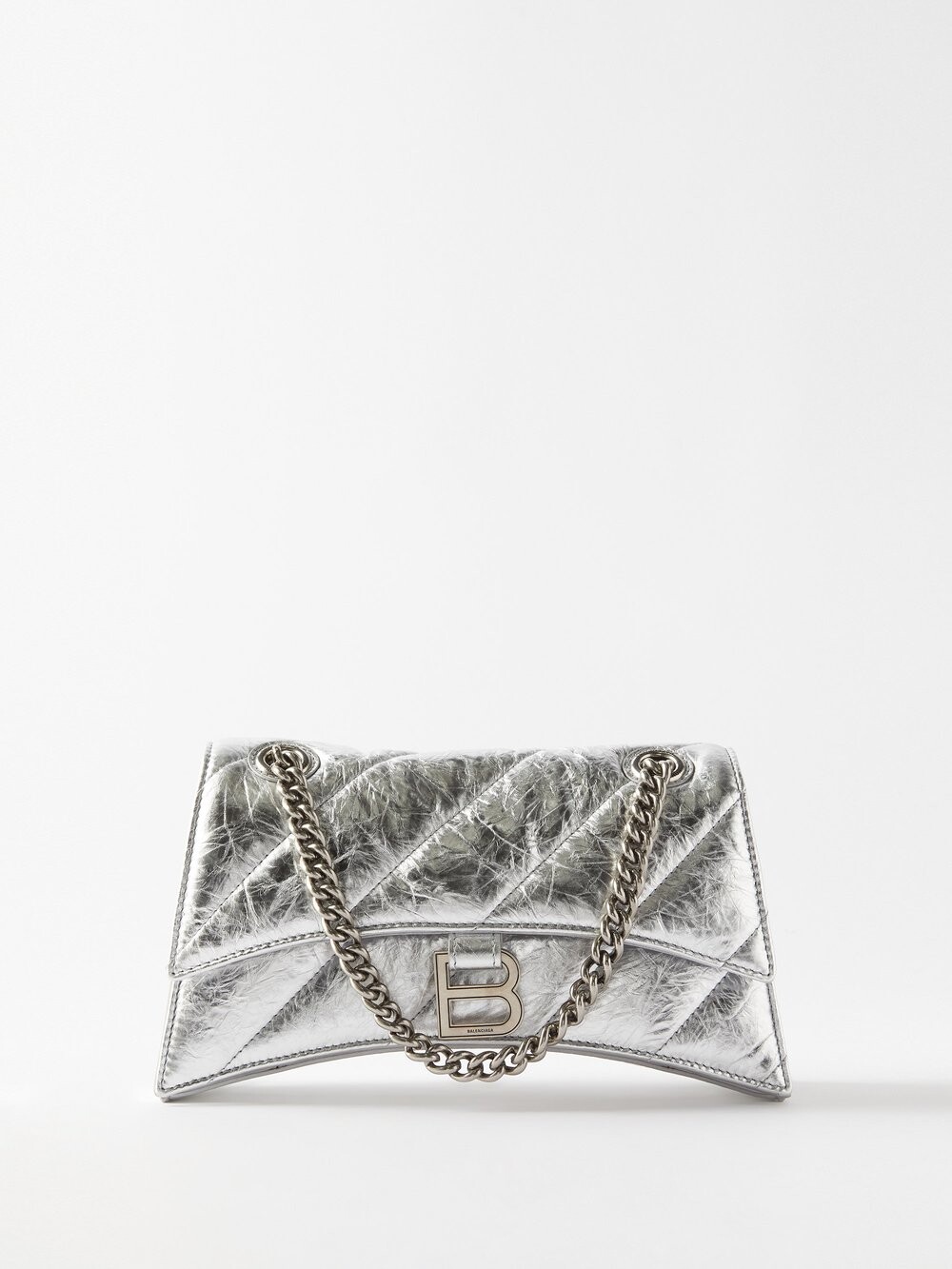 Стеганая сумка на плечо crush s из мятой кожи Balenciaga, серебряный, Серый
Стеганая сумка на плечо crush s из мятой кожи Balenciaga, серебряный, Серый