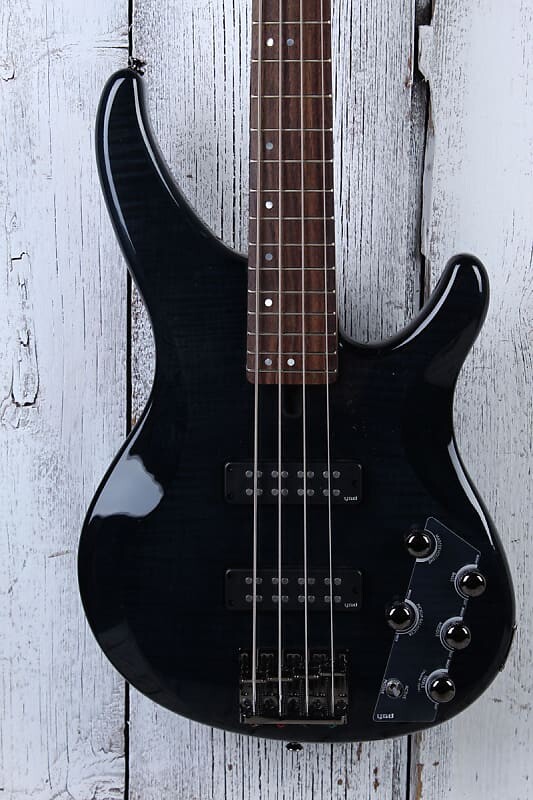 Басс гитара Yamaha TRBX604FM TBL 4 String Electric Bass Guitar Flame Maple Top Trans Black
Басс гитара Yamaha TRBX604FM TBL 4 String Electric Bass Guitar Flame Maple Top Trans Black