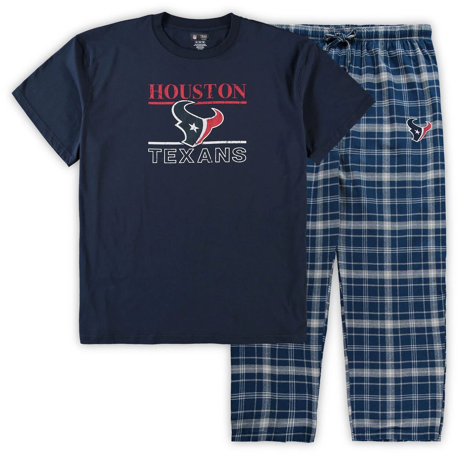 Мужской комплект для сна с футболкой и брюками Concepts Sport Navy Houston Texans Big & Tall Lodge
Мужской комплект для сна с футболкой и брюками Concepts Sport Navy Houston Texans Big & Tall Lodge