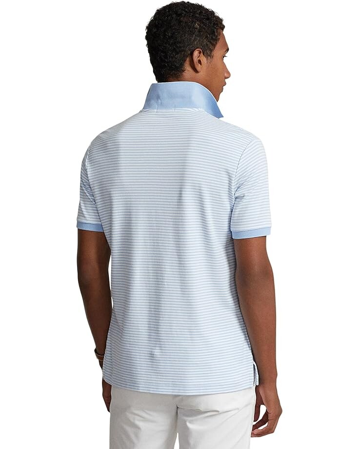 Поло Polo Ralph Lauren Classic Fit Striped Soft Cotton Polo Shirt, цвет Blue Bell/ White
Поло Polo Ralph Lauren Classic Fit Striped Soft Cotton Polo Shirt, цвет Blue Bell/ White