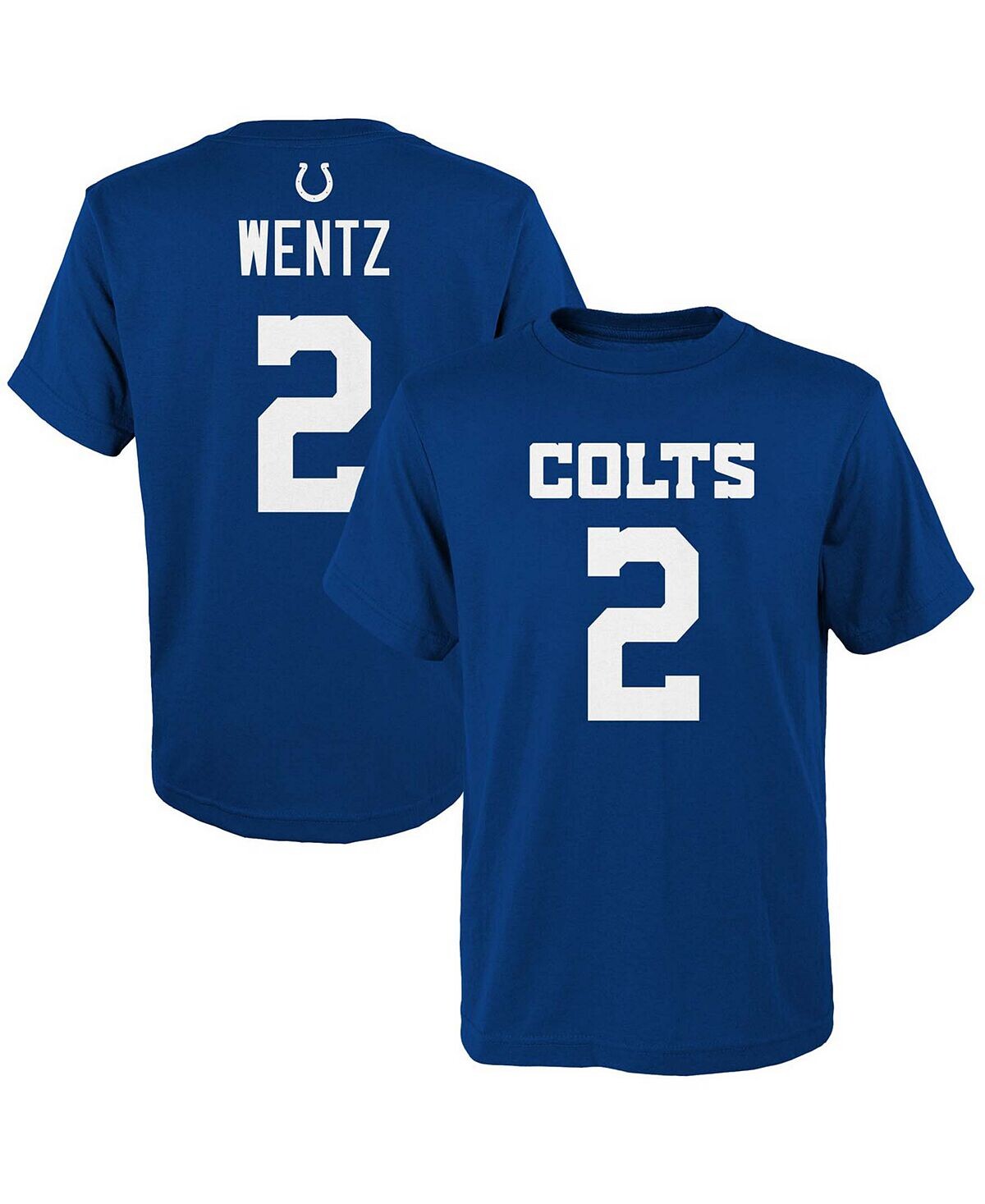 Футболка с именем и номером Big Boys Carson Wentz Royal Indianapolis Colts Mainliner Outerstuff
Футболка с именем и номером Big Boys Carson Wentz Royal Indianapolis Colts Mainliner Outerstuff