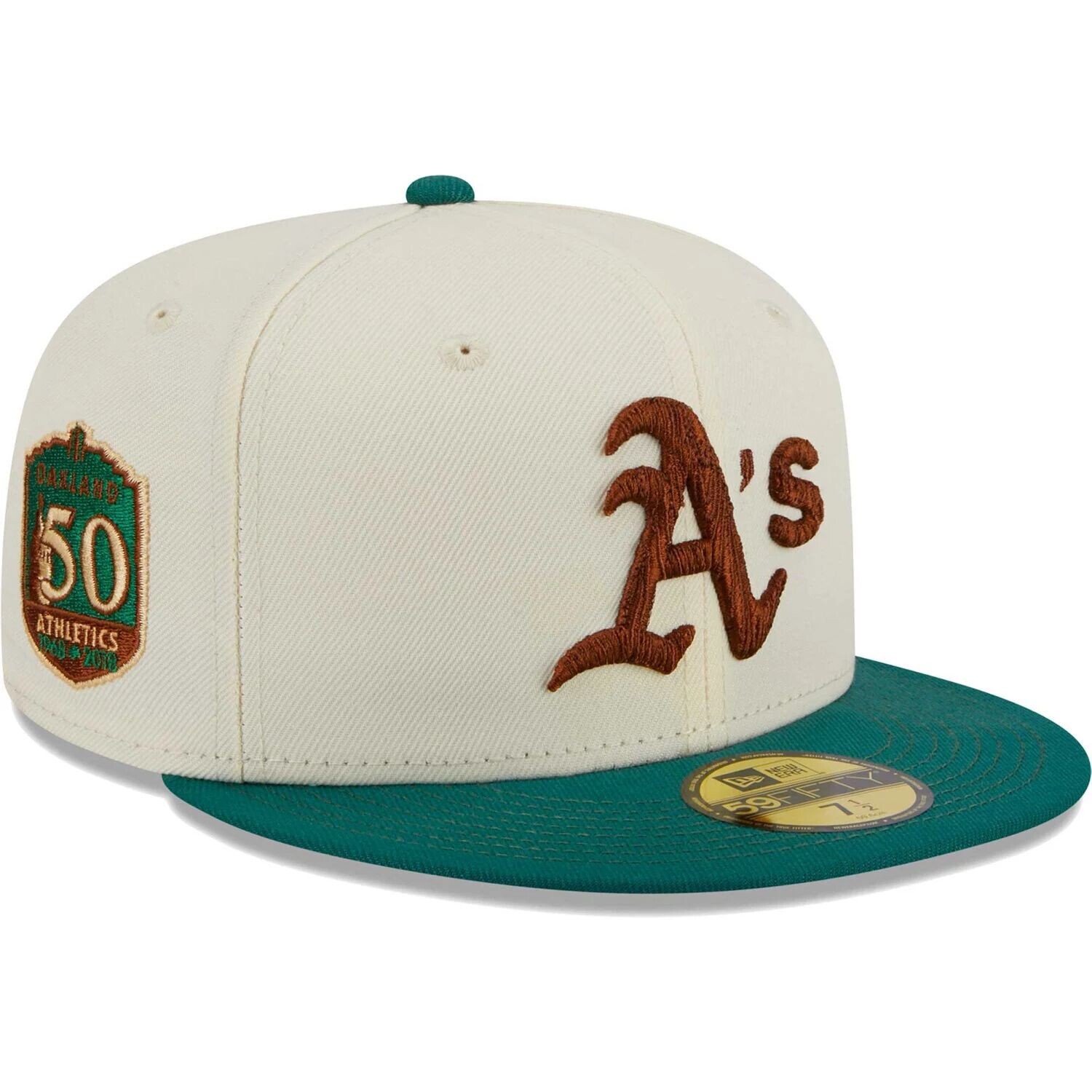 Мужская облегающая шляпа New Era White Oakland Athletics Cooperstown Collection Camp 59FIFTY
Мужская облегающая шляпа New Era White Oakland Athletics Cooperstown Collection Camp 59FIFTY