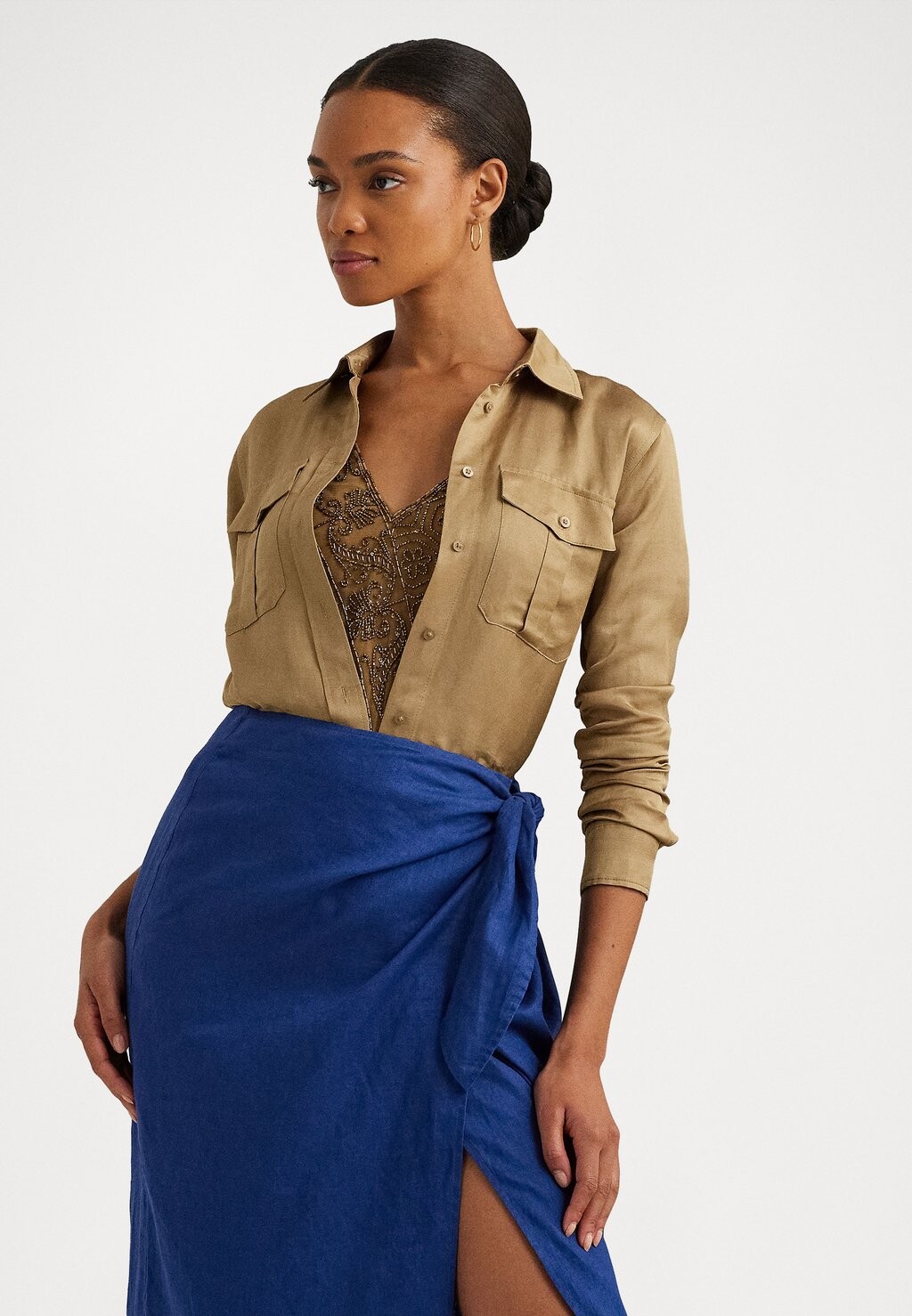 Рубашка Lauren Ralph Lauren РУБАШКА COURTENAY С ДЛИННЫМ РУКАВОМ НА ПУГОВИЦАХ, цвет burnished tan
Рубашка Lauren Ralph Lauren РУБАШКА COURTENAY С ДЛИННЫМ РУКАВОМ НА ПУГОВИЦАХ, цвет burnished tan