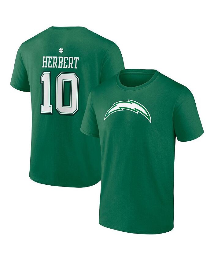 Мужская зеленая футболка с логотипом Justin Herbert Los Angeles Chargers ко Дню Святого Патрика Icon Player Fanatics, зеленый
Мужская зеленая футболка с логотипом Justin Herbert Los Angeles Chargers ко Дню Святого Патрика Icon Player Fanatics, зеленый