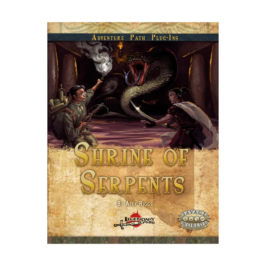 Shrine of Serpents (Savage Worlds), Savage Worlds (Legendary Games), мягкая обложка
Shrine of Serpents (Savage Worlds), Savage Worlds (Legendary Games), мягкая обложка