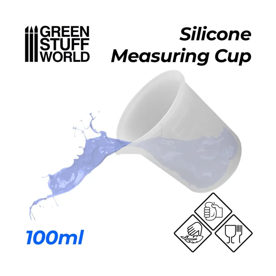 Силиконовый мерный стакан, Accessories - Brush Cleaners, Thinner, & Painting Supplies (Green Stuff World)
Силиконовый мерный стакан, Accessories - Brush Cleaners, Thinner, & Painting Supplies (Green Stuff World)
