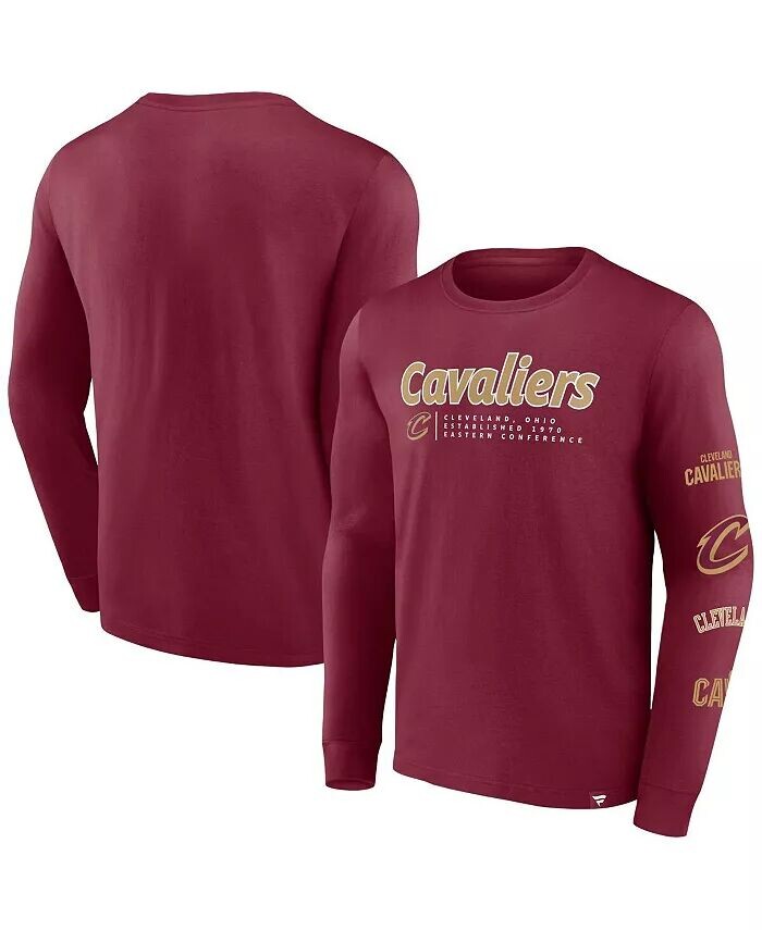 Мужская футболка Wine Cleveland Cavaliers Baseline с длинным рукавом Fanatics, фиолетовый
Мужская футболка Wine Cleveland Cavaliers Baseline с длинным рукавом Fanatics, фиолетовый