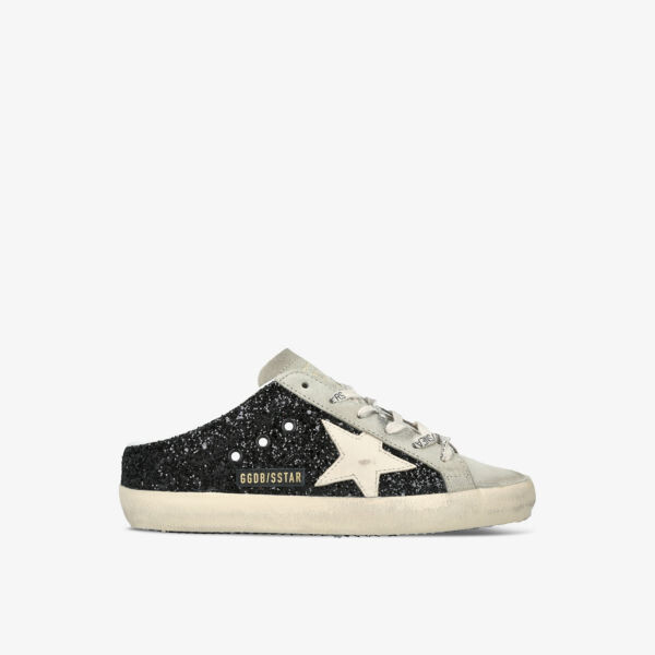 Кроссовки-Слипоны Super star sabot 90426 из кожи с блестками Golden Goose, черный
Кроссовки-Слипоны Super star sabot 90426 из кожи с блестками Golden Goose, черный