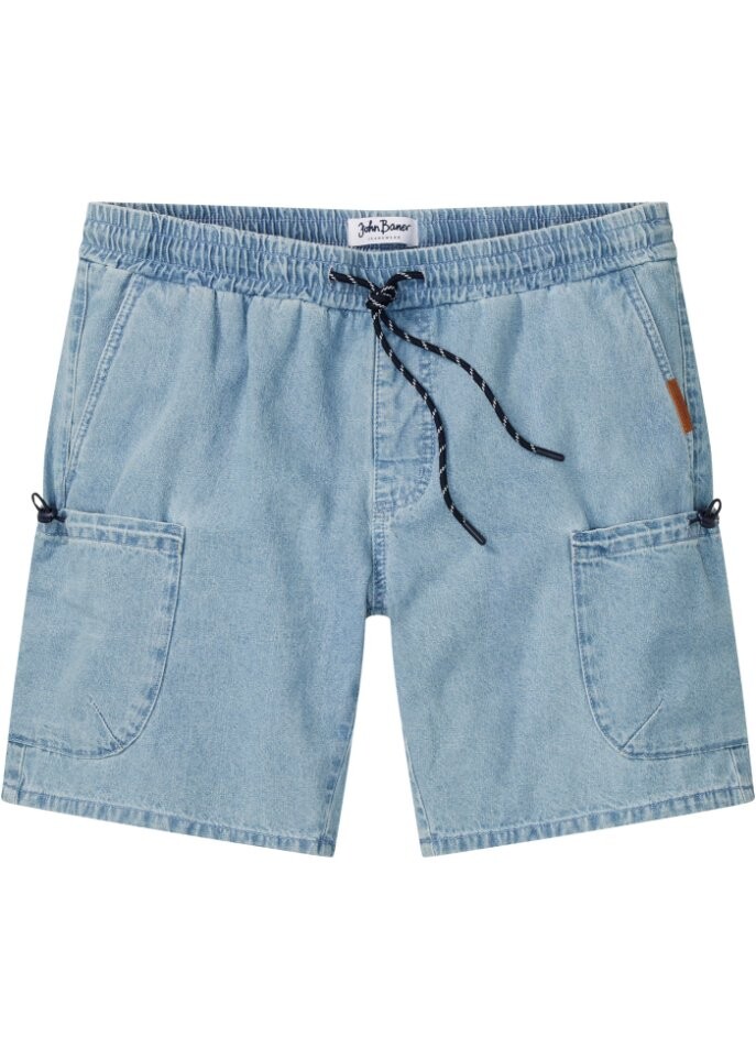 Длинные джинсовые шорты свободного кроя без застежки John Baner Jeanswear, голубой
Длинные джинсовые шорты свободного кроя без застежки John Baner Jeanswear, голубой