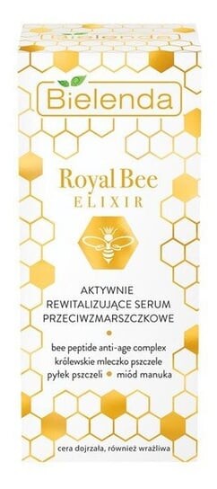 Активно восстанавливающая сыворотка против морщин, 30 мл Bielenda, Royal Bee Elixir
Активно восстанавливающая сыворотка против морщин, 30 мл Bielenda, Royal Bee Elixir