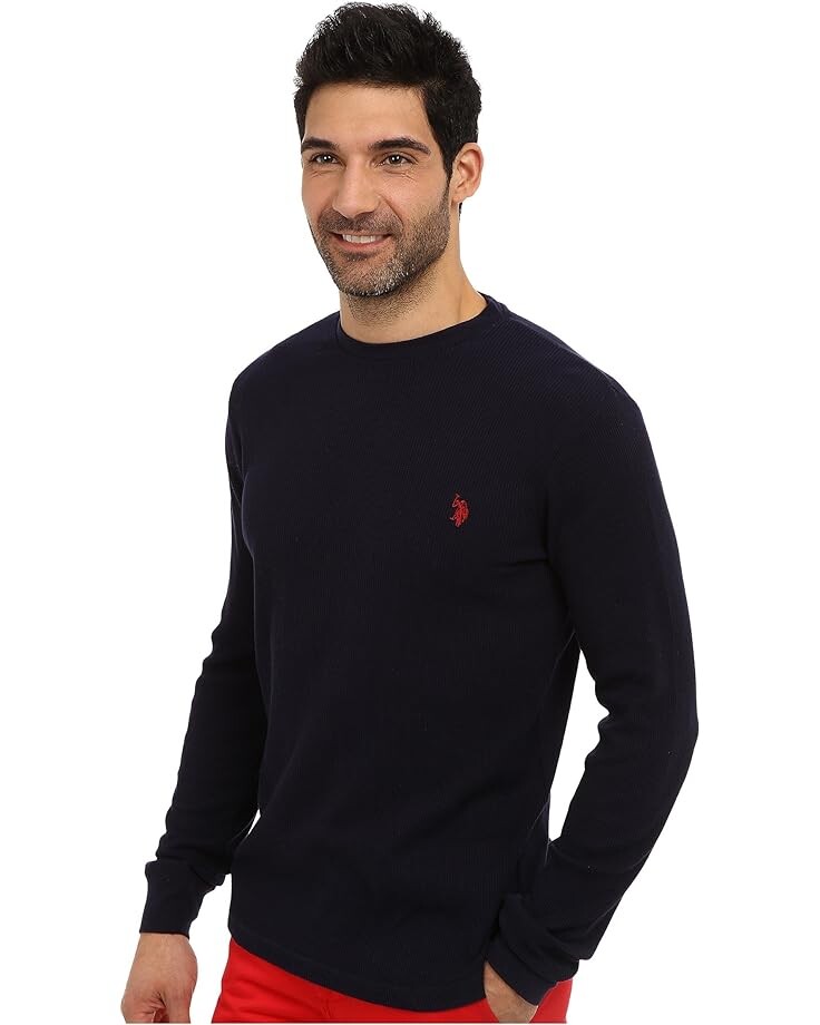 Рубашка U.S. POLO ASSN. Long Sleeve Crew Neck Solid Thermal Shirt, цвет Classic Navy
Рубашка U.S. POLO ASSN. Long Sleeve Crew Neck Solid Thermal Shirt, цвет Classic Navy