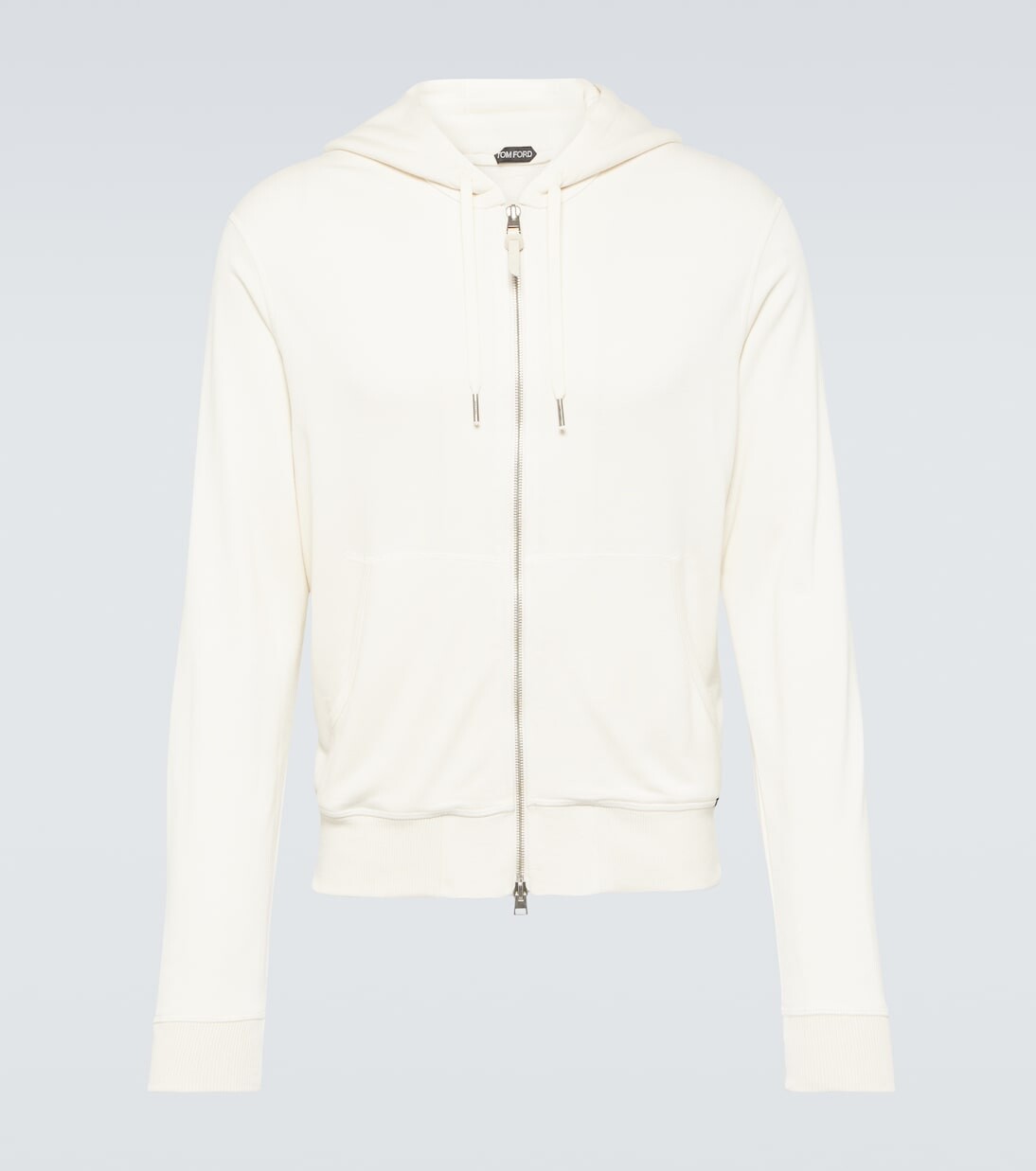 Толстовка на молнии Tom Ford, белый 
Толстовка на молнии Tom Ford, белый