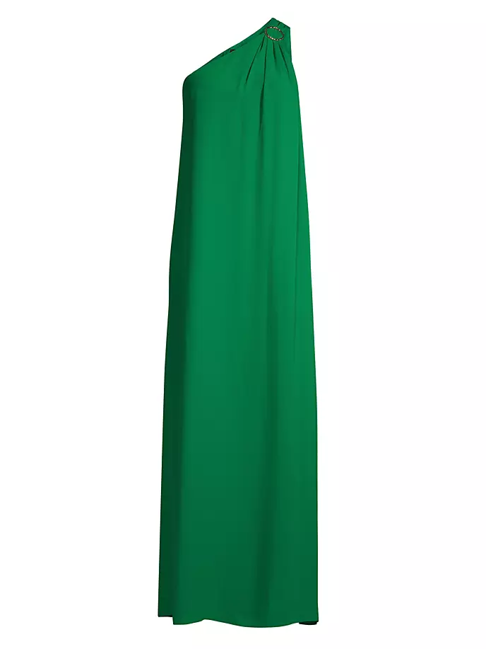 Платье на одно плечо со сборками Laundry By Shelli Segal, малахит
Платье на одно плечо со сборками Laundry By Shelli Segal, малахит