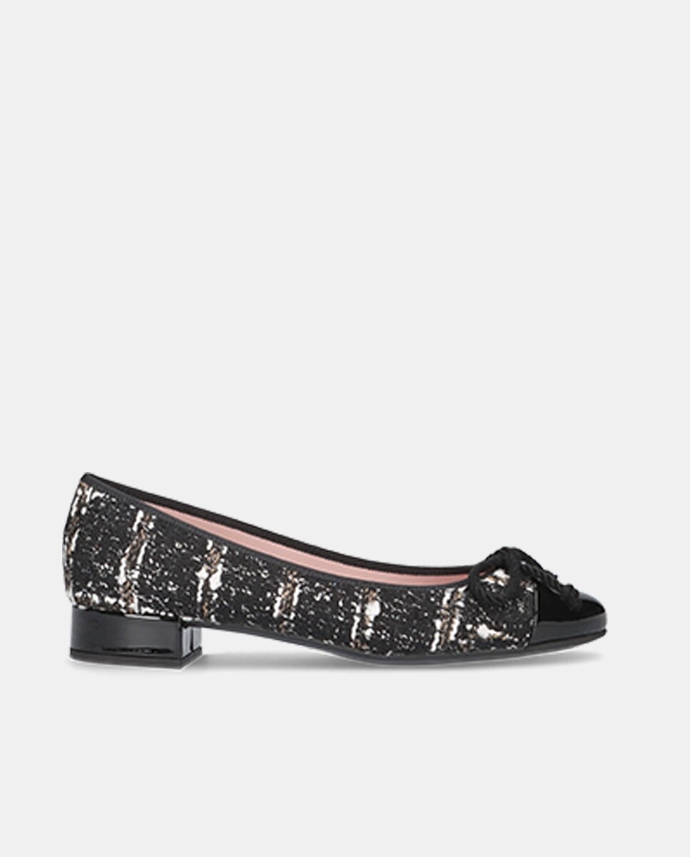 Женские твидовые балетки с черным лакированным мыском Pretty Ballerinas, черный
Женские твидовые балетки с черным лакированным мыском Pretty Ballerinas, черный