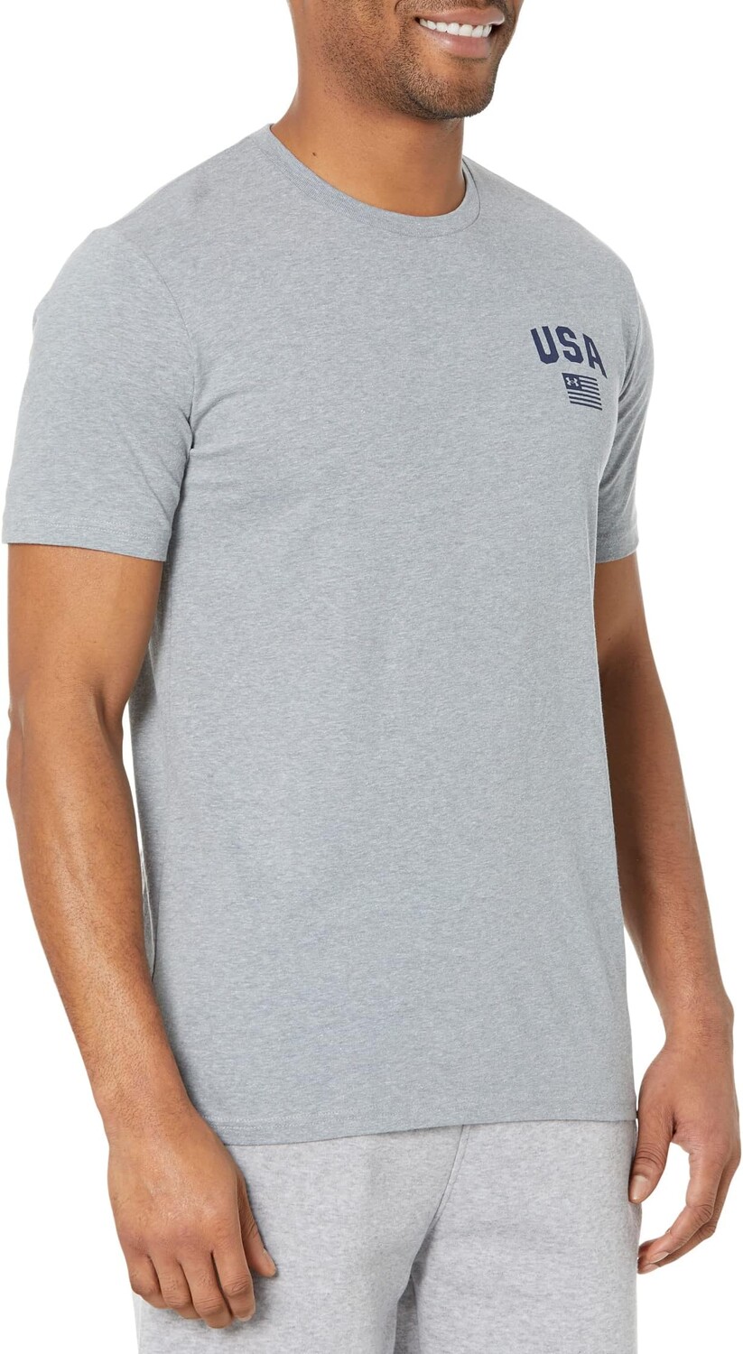 Футболка с короткими рукавами Freedom Eagle Under Armour, цвет Steel Light Heather/Blackout Navy
Футболка с короткими рукавами Freedom Eagle Under Armour, цвет Steel Light Heather/Blackout Navy