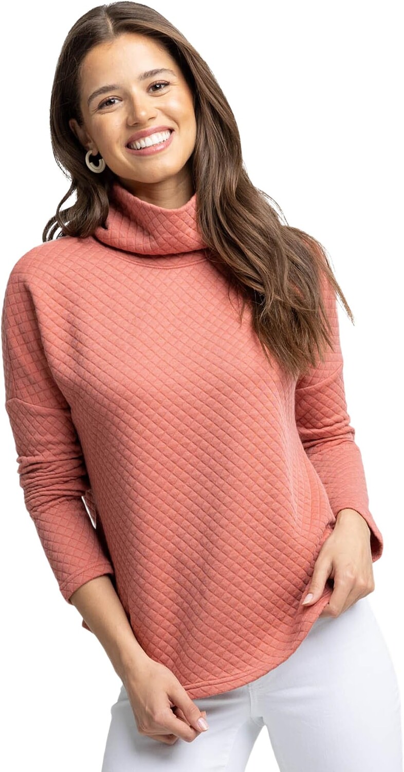 Толстовка с длинным рукавом Mellie с воротником-стойкой Southern Tide, цвет Dusty Coral
Толстовка с длинным рукавом Mellie с воротником-стойкой Southern Tide, цвет Dusty Coral