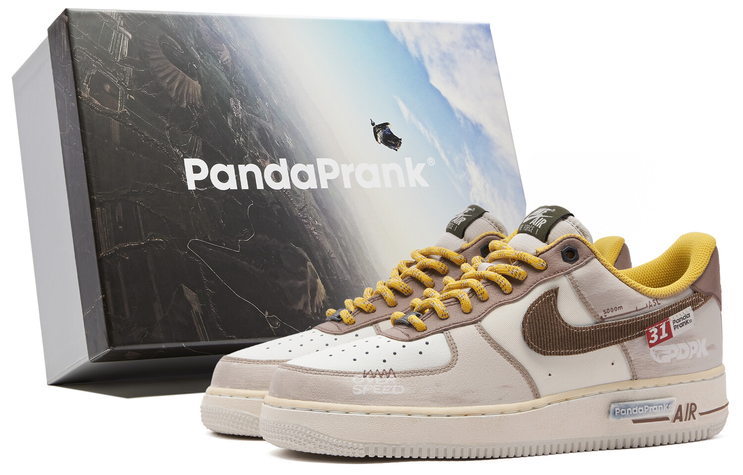Кроссовки Nike Air Force 1 Premium Skateboarding Shoes Men Low-top Yellow/brown, хаки/антрацит/черный
Кроссовки Nike Air Force 1 Premium Skateboarding Shoes Men Low-top Yellow/brown, хаки/антрацит/черный