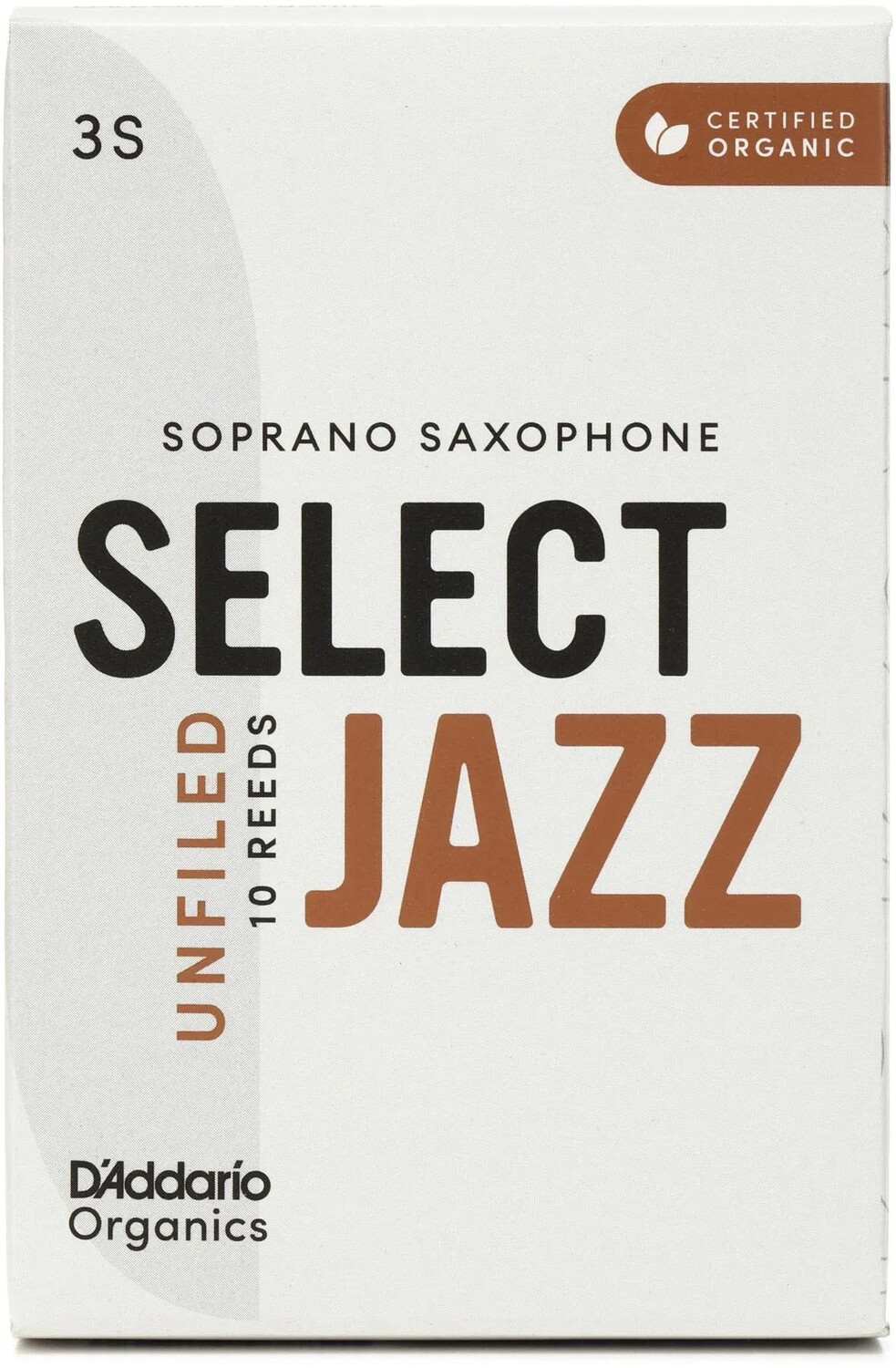 D'Addario Organics Select Jazz Необработанные трости для саксофона сопрано — 3 мягких (10 шт. в упаковке)
D'Addario Organics Select Jazz Необработанные трости для саксофона сопрано — 3 мягких (10 шт. в упаковке)