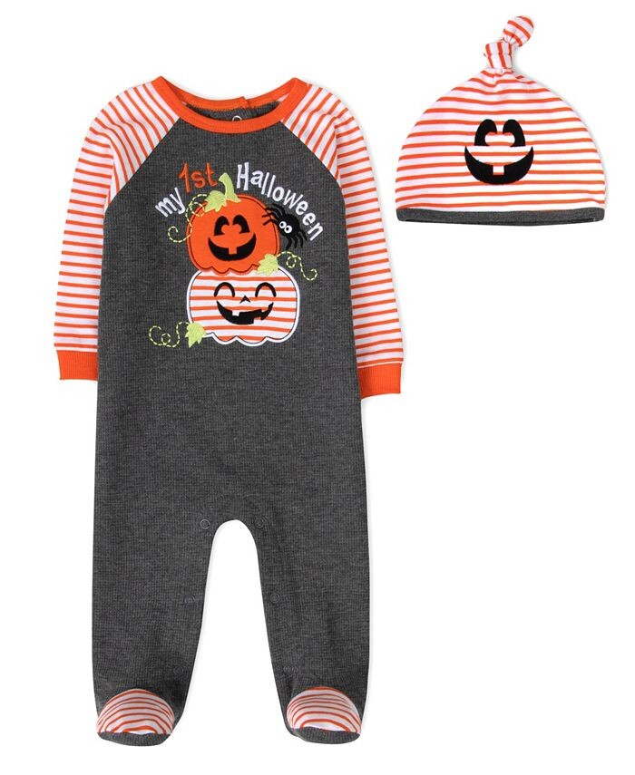 Комплект комбинезона и шляпы на Хэллоуин для маленьких мальчиков Baby Essentials, серый
Комплект комбинезона и шляпы на Хэллоуин для маленьких мальчиков Baby Essentials, серый
