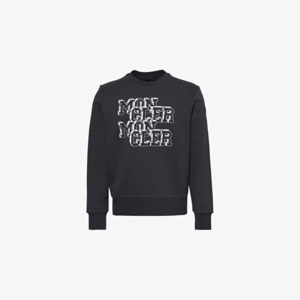 Бренд-Принт-Расслабленный крой хлопчатобумажной джерси-толстовка Moncler, черный
Бренд-Принт-Расслабленный крой хлопчатобумажной джерси-толстовка Moncler, черный