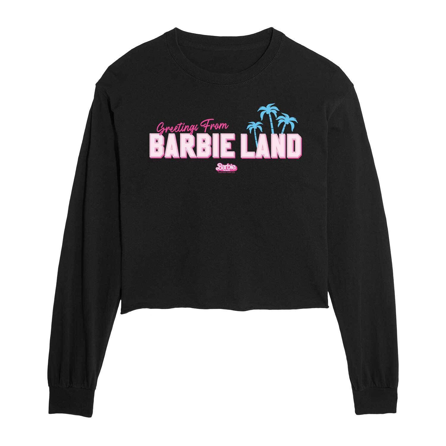 Детская футболка Barbie: The Movie Greetings Barbie Land с длинными рукавами и рисунком Licensed Character, черный
Детская футболка Barbie: The Movie Greetings Barbie Land с длинными рукавами и рисунком Licensed Character, черный