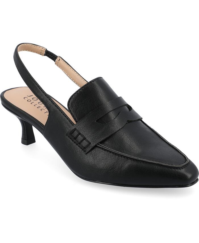 Женские туфли-лодочки Amory Tru Comfort из пеноматериала на маленьком каблуке с ремешком на спине Journee Collection, черный
Женские туфли-лодочки Amory Tru Comfort из пеноматериала на маленьком каблуке с ремешком на спине Journee Collection, черный