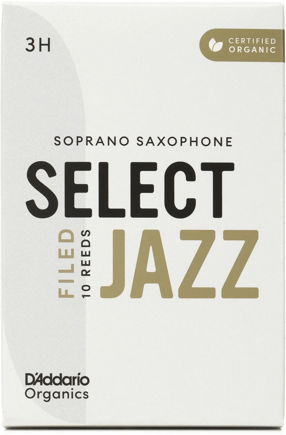 D'Addario Organics Select Jazz Filed Трости для саксофона-сопрано — 3 жестких (10 шт. в упаковке)
D'Addario Organics Select Jazz Filed Трости для саксофона-сопрано — 3 жестких (10 шт. в упаковке)