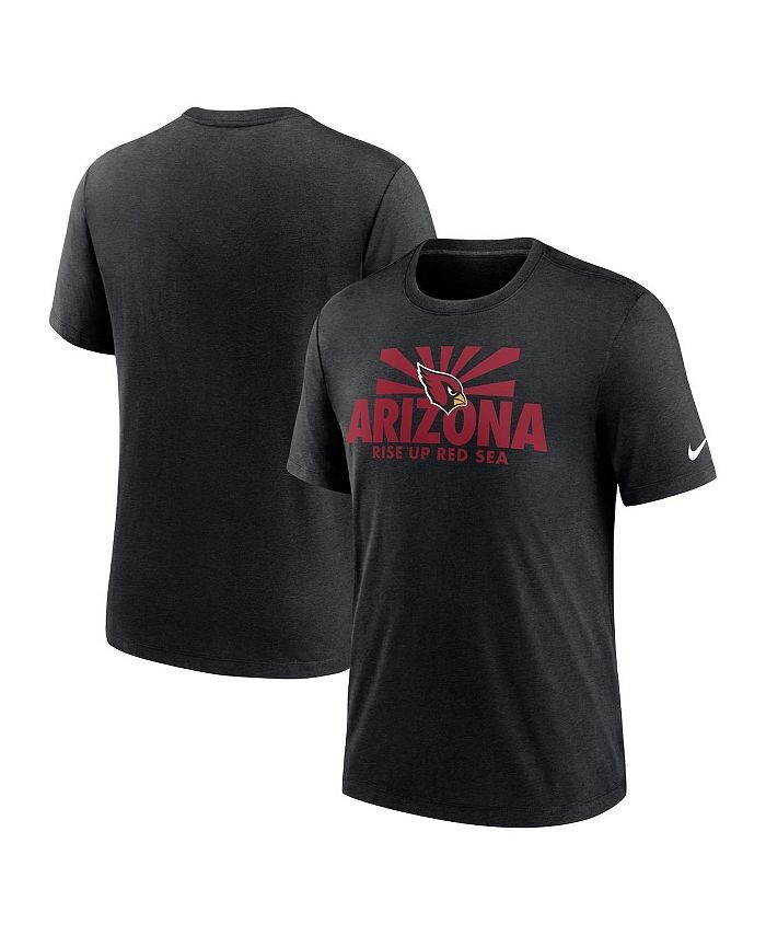 Мужская черная футболка с меланжевым рисунком Arizona Cardinals Local Tri-Blend Nike, черный
Мужская черная футболка с меланжевым рисунком Arizona Cardinals Local Tri-Blend Nike, черный