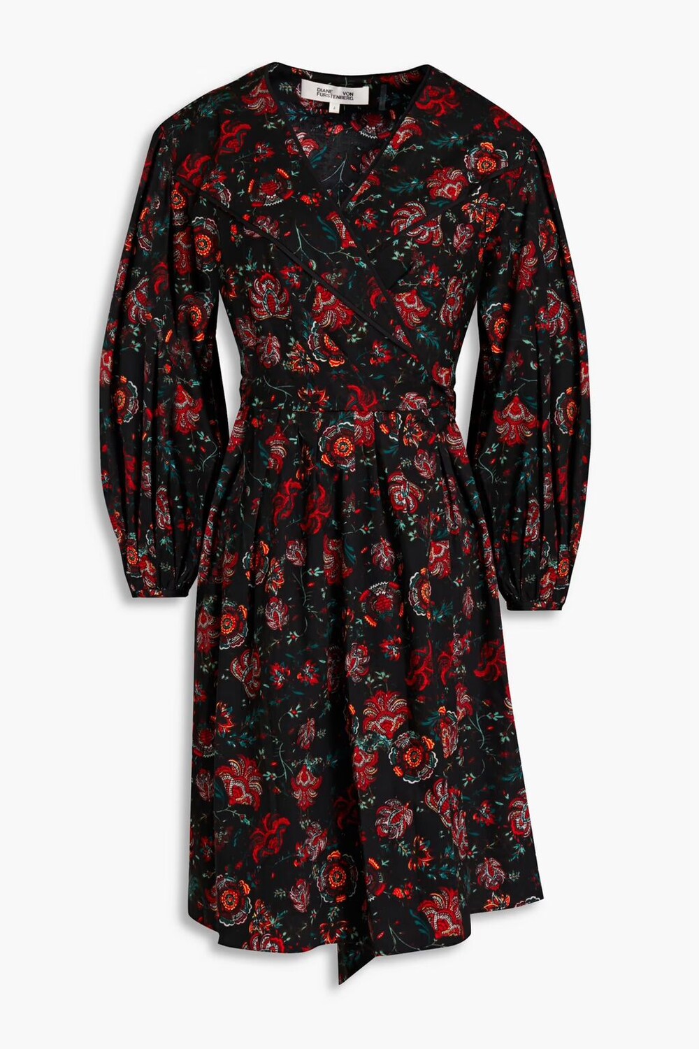 Платье мини с запахом и плиссированным хлопковым поплиновым принтом Barbe Diane Von Furstenberg, черный
Платье мини с запахом и плиссированным хлопковым поплиновым принтом Barbe Diane Von Furstenberg, черный