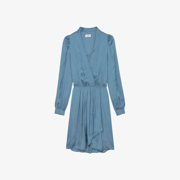 Атласное мини-платье мини с запахом и вырезом Remember Zadig&Voltaire, цвет bluestone
Атласное мини-платье мини с запахом и вырезом Remember Zadig&Voltaire, цвет bluestone
