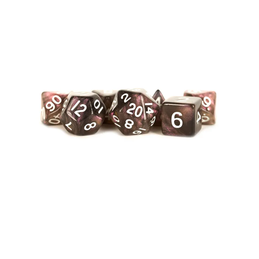 Поликомплект Супервулкан с белым (7), Acrylic Dice - Stardust Dice (Metallic Dice Games)
Поликомплект Супервулкан с белым (7), Acrylic Dice - Stardust Dice (Metallic Dice Games)
