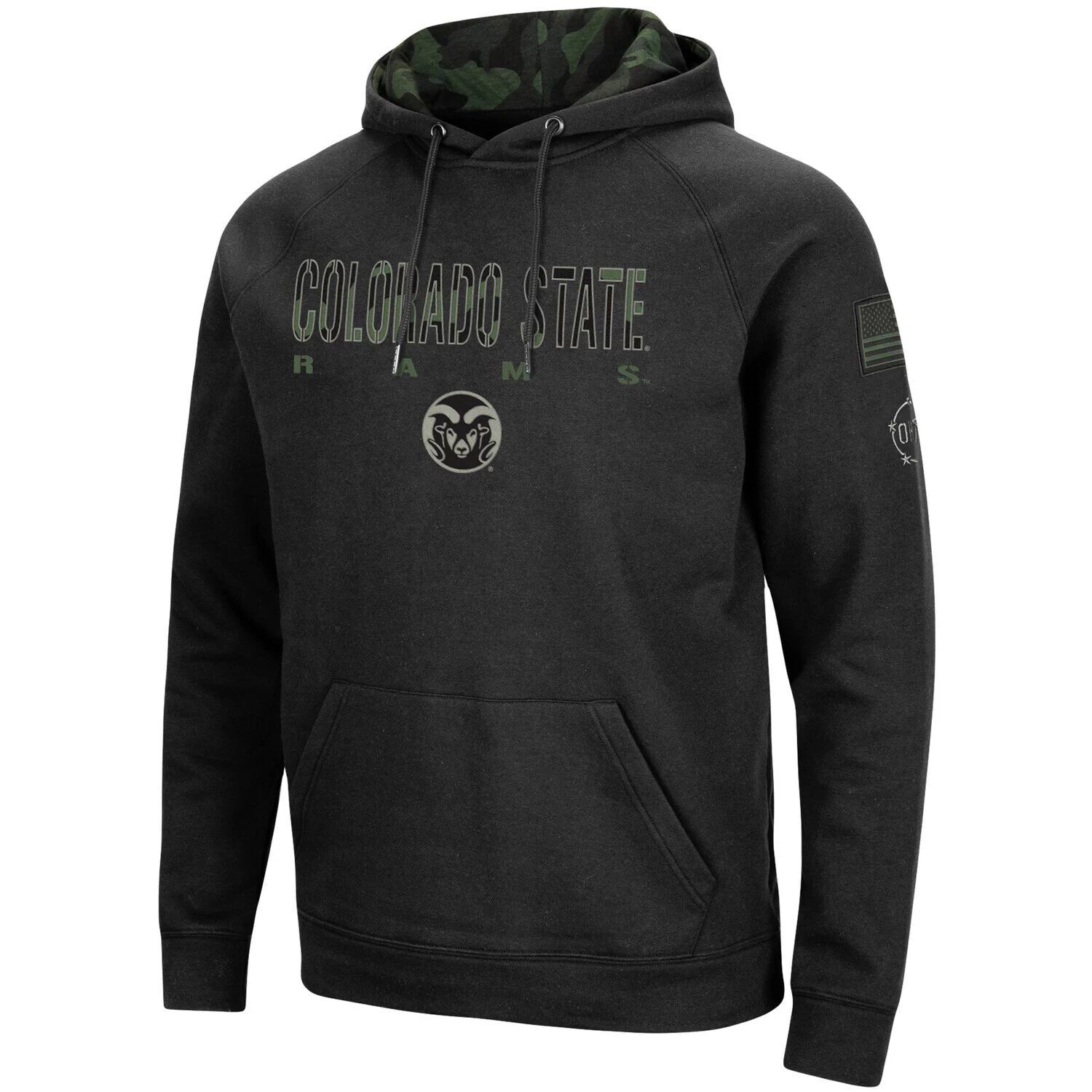 Мужской черный пуловер с капюшоном Colorado State Rams OHT Military Appreciation Camo Colosseum
Мужской черный пуловер с капюшоном Colorado State Rams OHT Military Appreciation Camo Colosseum