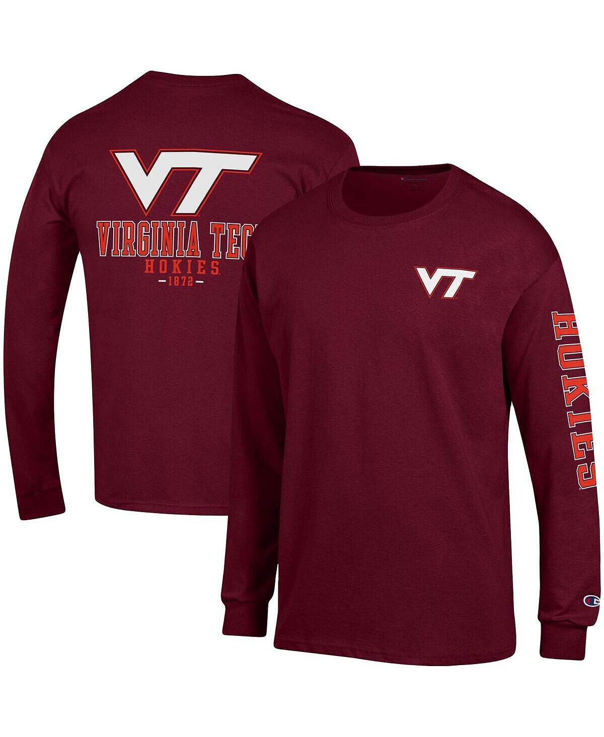 Мужская темно-бордовая футболка с длинным рукавом Virginia Tech Hokies Team Stack Champion
Мужская темно-бордовая футболка с длинным рукавом Virginia Tech Hokies Team Stack Champion