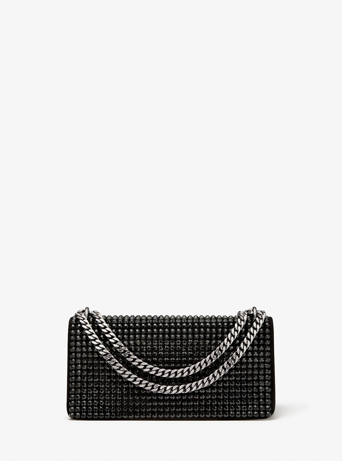 Миниатюрная замшевая сумка-конверт Christie с кристаллами и украшением Michael Kors, черный
Миниатюрная замшевая сумка-конверт Christie с кристаллами и украшением Michael Kors, черный