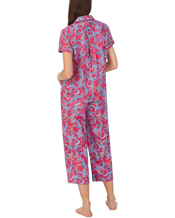 Пижамный комплект LAUREN Ralph Lauren Short Sleeve Notch Collar Capris PJ Set, цвет Berry Paisley
Пижамный комплект LAUREN Ralph Lauren Short Sleeve Notch Collar Capris PJ Set, цвет Berry Paisley