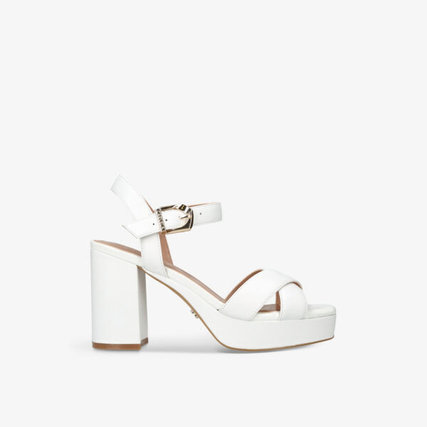Кожаные босоножки на платформе с перекрестными ремешками serafina Carvela, белый
Кожаные босоножки на платформе с перекрестными ремешками serafina Carvela, белый