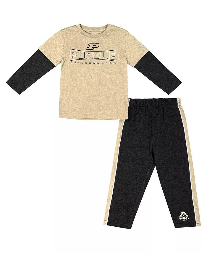 Комплект из футболки и брюк с длинными рукавами Purdue Boilermakers для мальчиков золотого и черного цвета Colosseum, черный
Комплект из футболки и брюк с длинными рукавами Purdue Boilermakers для мальчиков золотого и черного цвета Colosseum, черный