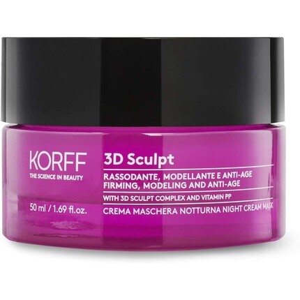 KORFF 3D Sculpt Ночной крем и ночная маска с антилетним эффектом Boost и интенсивной укрепляющей формулой 50 мл
KORFF 3D Sculpt Ночной крем и ночная маска с антилетним эффектом Boost и интенсивной укрепляющей формулой 50 мл