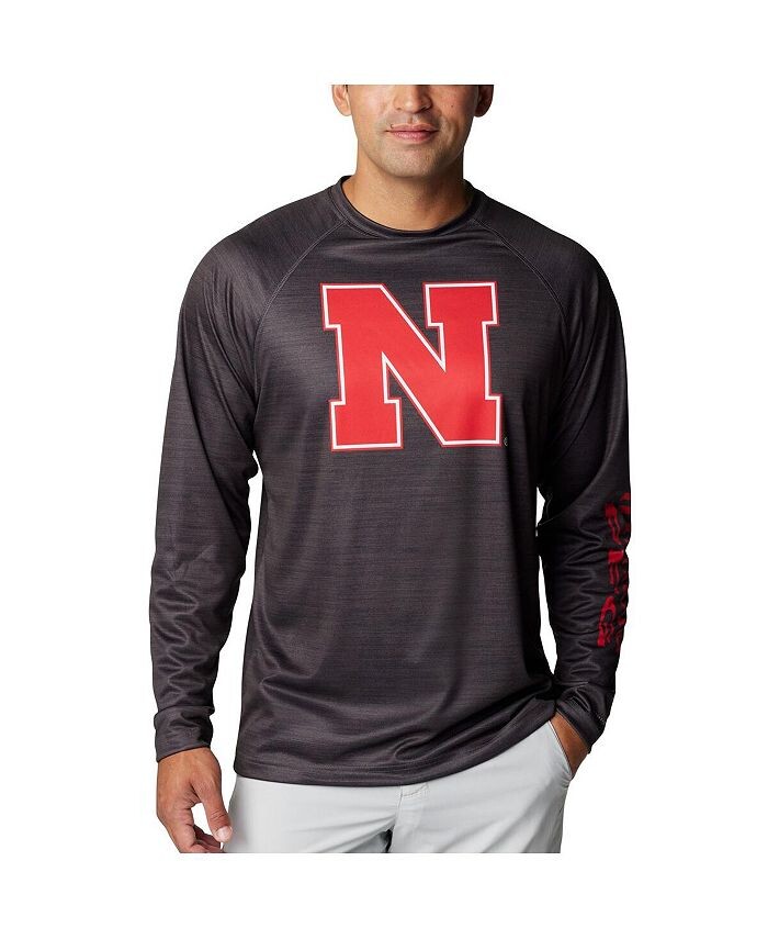 Мужская футболка Hether Charcoal Nebraska Huskers PFG Terminal Tackle Omni-Shade реглан с длинным рукавом Columbia, серый
Мужская футболка Hether Charcoal Nebraska Huskers PFG Terminal Tackle Omni-Shade реглан с длинным рукавом Columbia, серый