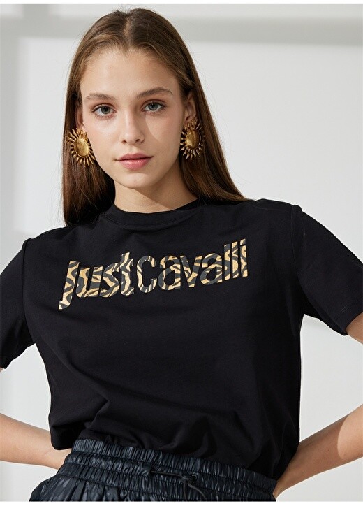 Черная женская футболка с круглым вырезом с принтом Just Cavalli, Черный, Черная женская футболка с круглым вырезом с принтом Just Cavalli
Черная женская футболка с круглым вырезом с принтом Just Cavalli, Черный, Черная женская футболка с круглым вырезом с принтом Just Cavalli