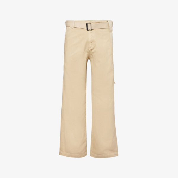 Le pantalon marrone широкие брюки свободного кроя из хлопковой парусины Jacquemus, бежевый
Le pantalon marrone широкие брюки свободного кроя из хлопковой парусины Jacquemus, бежевый