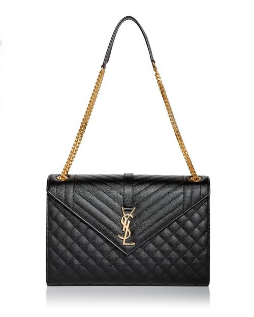 Большой кожаный стеганый ремень через плечо Envelope Saint Laurent, цвет Black
Большой кожаный стеганый ремень через плечо Envelope Saint Laurent, цвет Black