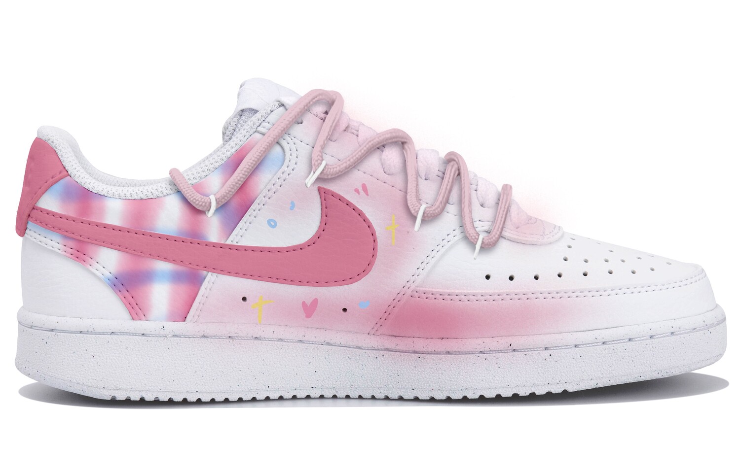 Кроссовки Nike Court Vision 1 Skateboarding Shoes Women's Low-top White/pink, розовый
Кроссовки Nike Court Vision 1 Skateboarding Shoes Women's Low-top White/pink, розовый