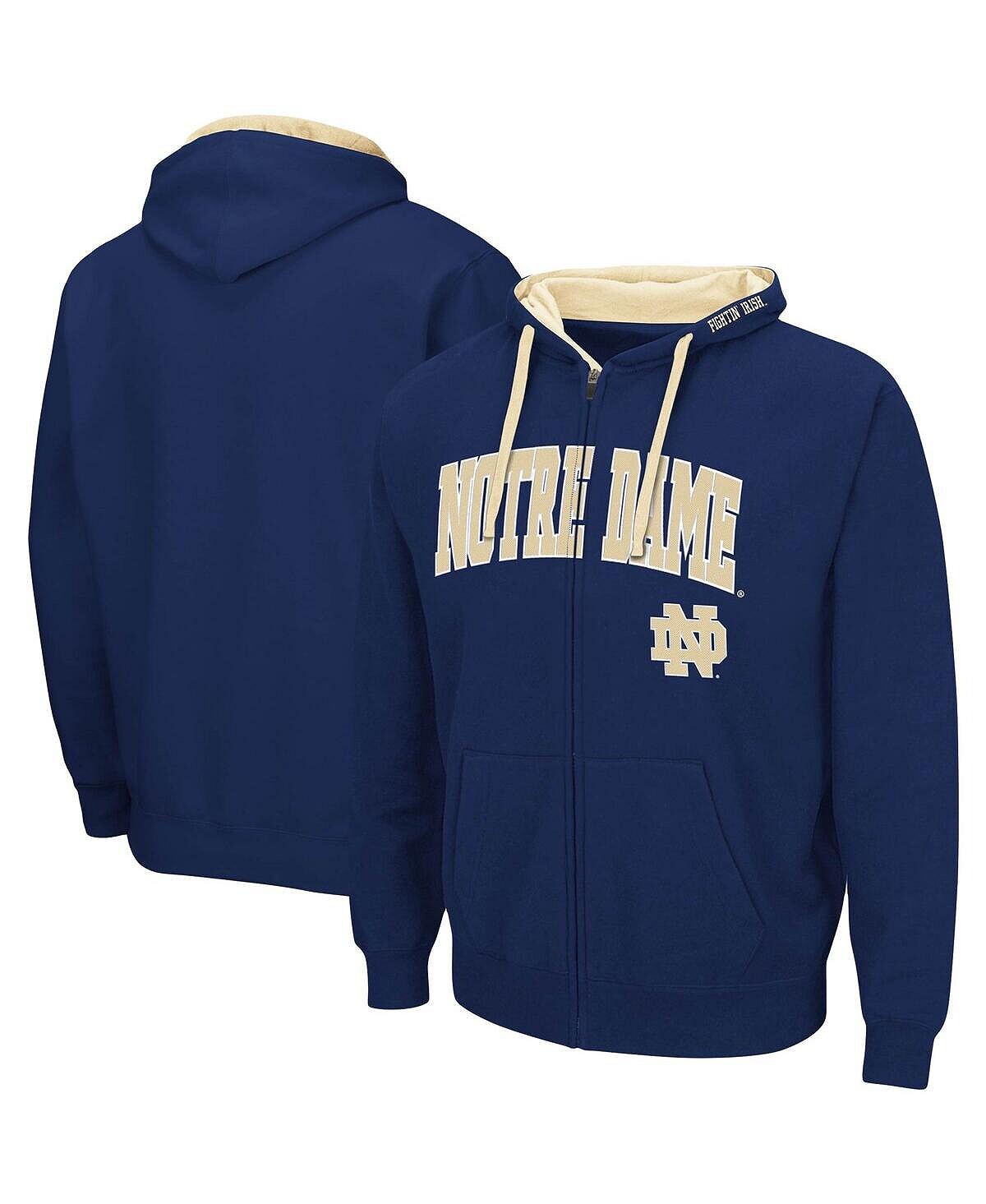 Мужская темно-синяя толстовка с молнией во всю длину Notre Dame Fighting Irish Big and Tall Colosseum, Синий
Мужская темно-синяя толстовка с молнией во всю длину Notre Dame Fighting Irish Big and Tall Colosseum, Синий