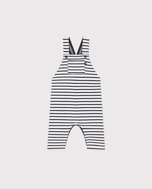Комбинезон из плотного трикотажа в длинную полоску для малыша Petit Bateau, белый
Комбинезон из плотного трикотажа в длинную полоску для малыша Petit Bateau, белый